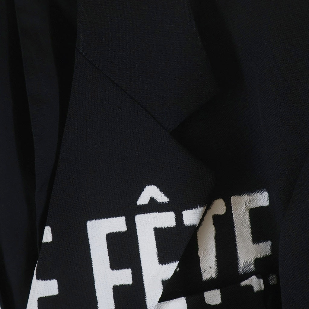 RAF SIMONS(ラフシモンズ) Grand Fete de Nuit OVER SIZE TAILORED JACKET オーバーサイズテーラードジャケット ブラック 222-M545C