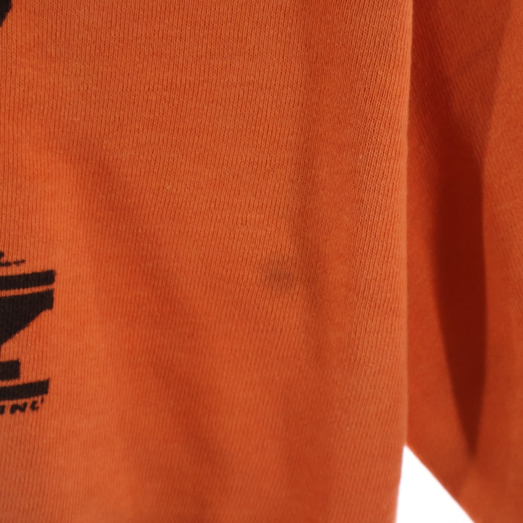 VINTAGE(ヴィンテージ) 60S MAYO SPRUCE SNOOPY PEANUTS SWEAT 染み込みプリント ラグランスリーブ スウェット オレンジ
