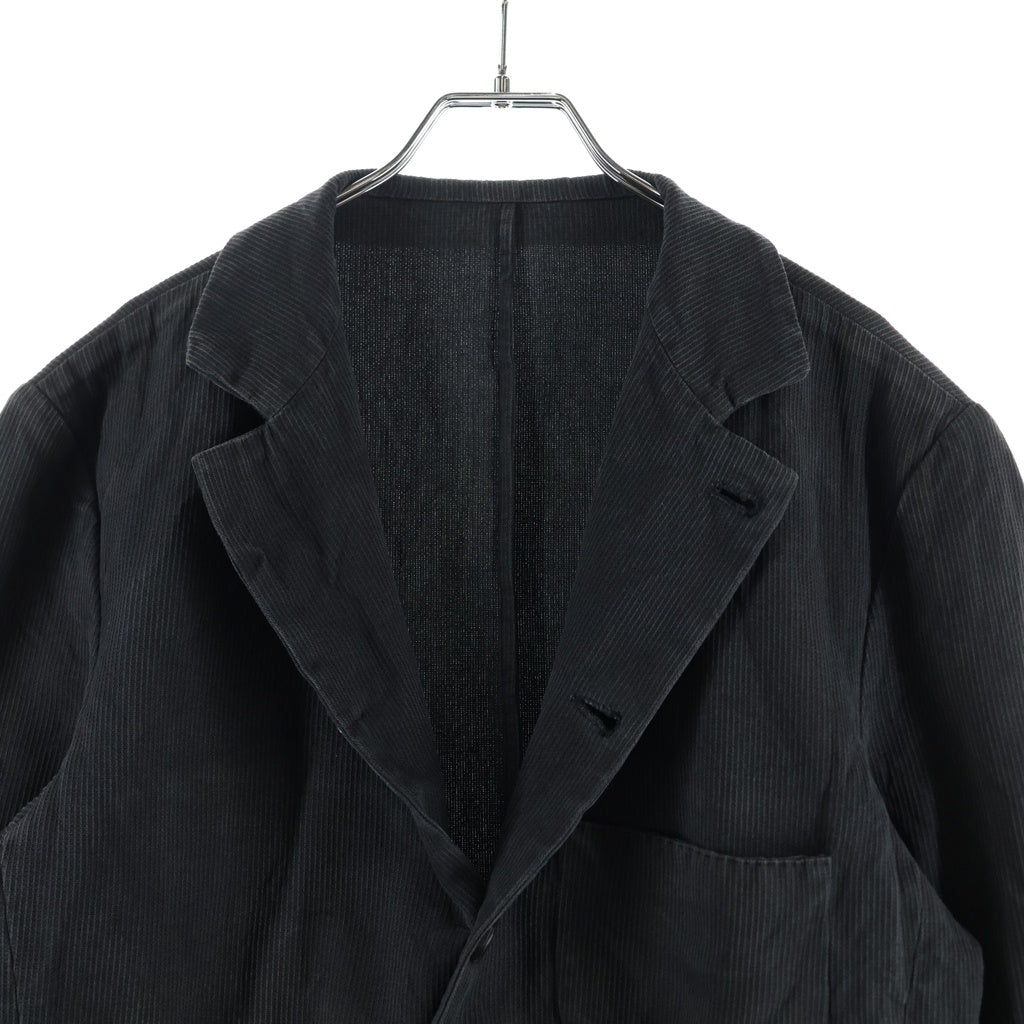 Geoffrey B.Small(ジェフリービースモール) 5B HIGH NECK TAILORED JACKET ハイネック テーラードジャケット ヘリンボーン ブラック