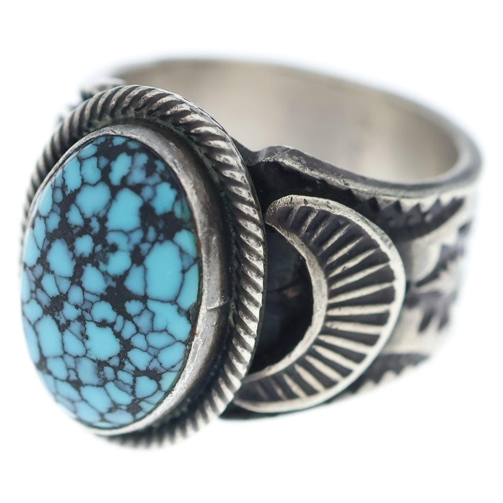 INDIAN JEWELRY(インディアンジュエリー) NAVAJO GARY REEVES STERLING ナバホ ゲリー リーブス ターコイズ リング 指輪 スターリング シルバー