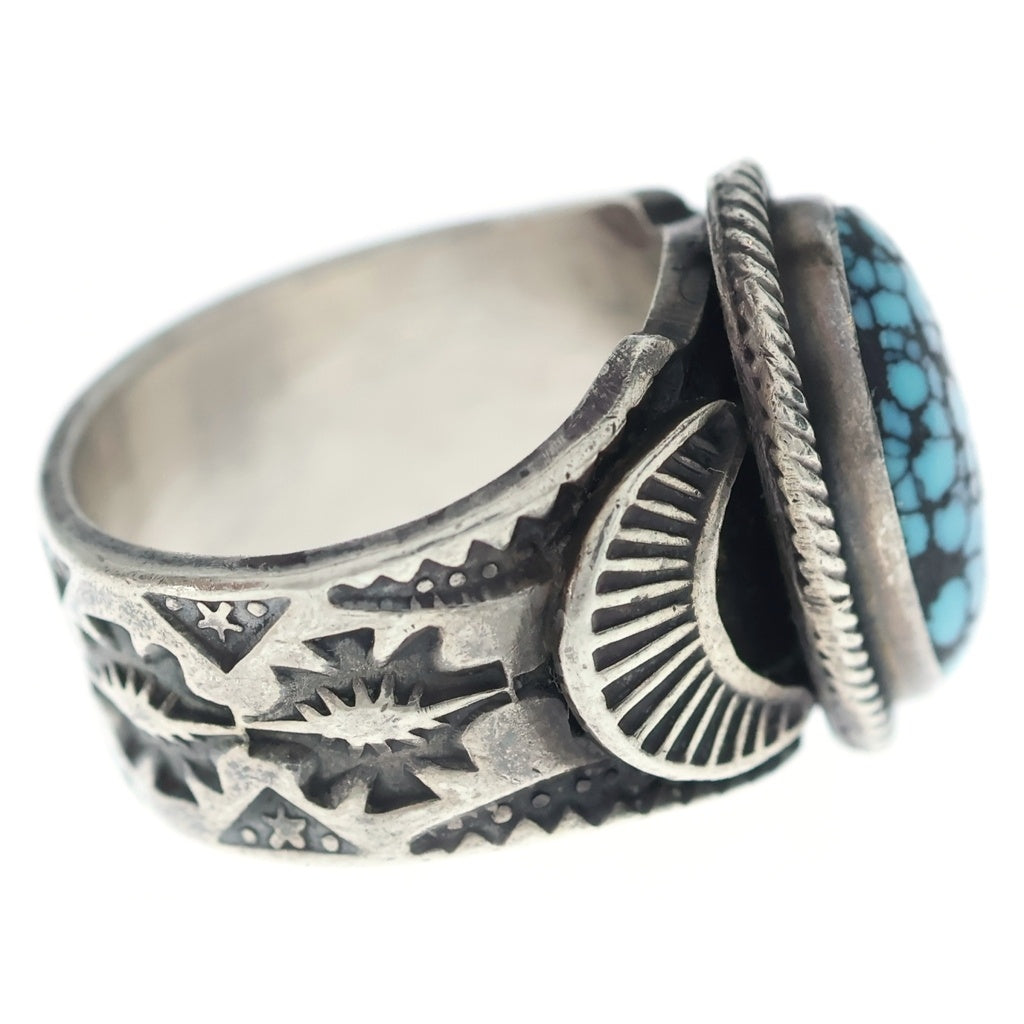 INDIAN JEWELRY(インディアンジュエリー) NAVAJO GARY REEVES STERLING ナバホ ゲリー リーブス ターコイズ リング 指輪 スターリング シルバー