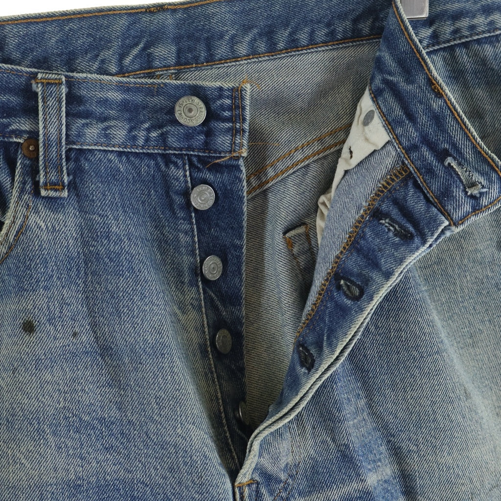 Levi's(リーバイス) 70S 66後期 ボタン裏刻印6 サークルR デニムパンツ インディゴ
