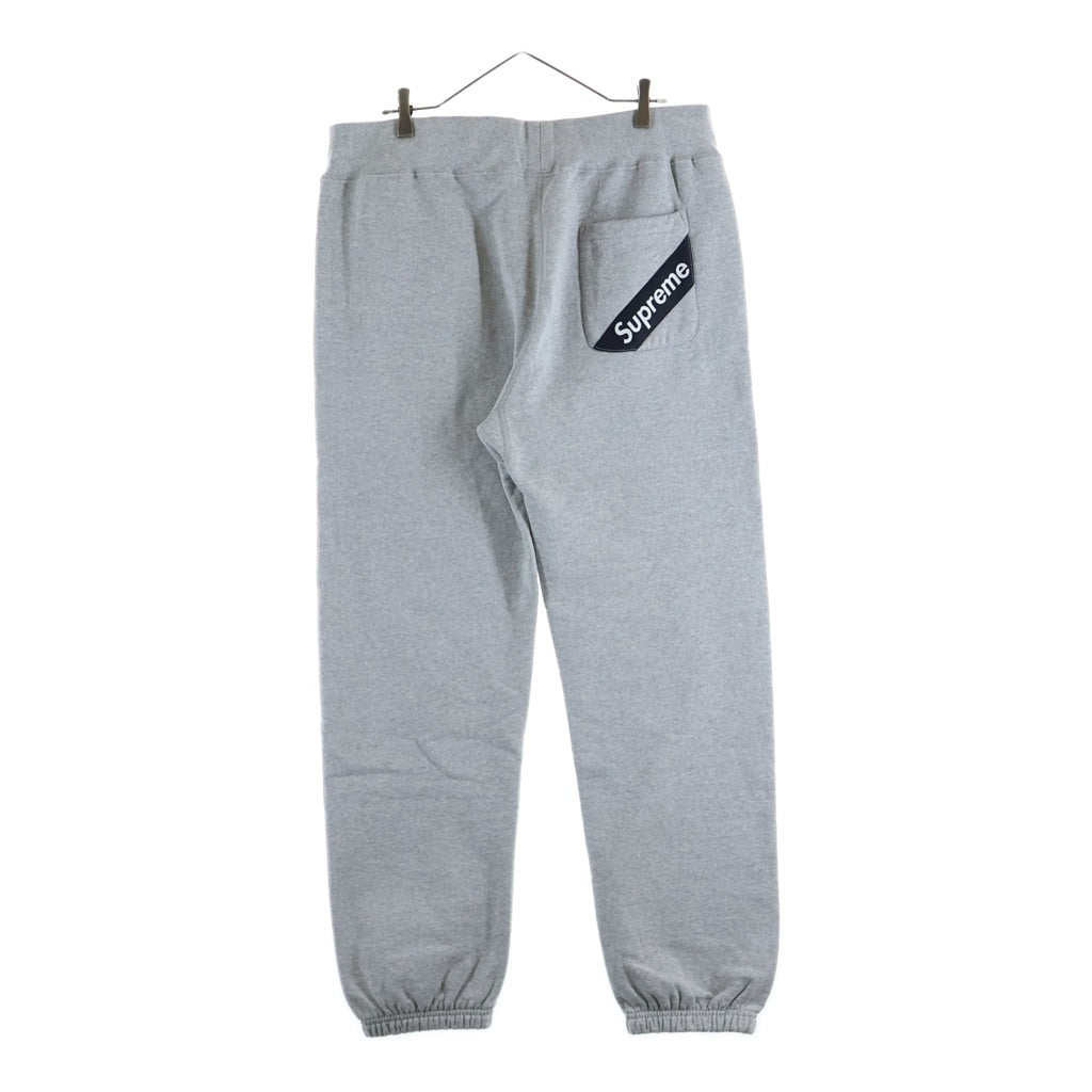 ち*1様 Supreme ハーフパンツ　ライトグレー XXL SUPREME(シュプリーム) 18SS CORNER LABEL SWEATPANT コーナーラベル