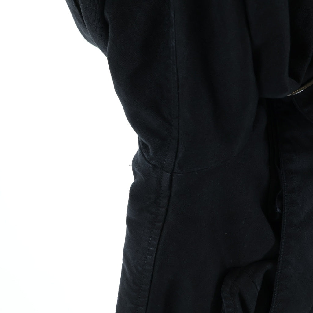 DRIES VAN NOTEN(ドリスヴァンノッテン) VONAC BIS GD 7333 M.W.JACKET black ミリタリーマルチカーゴポケットジップアップジャケット ブラック