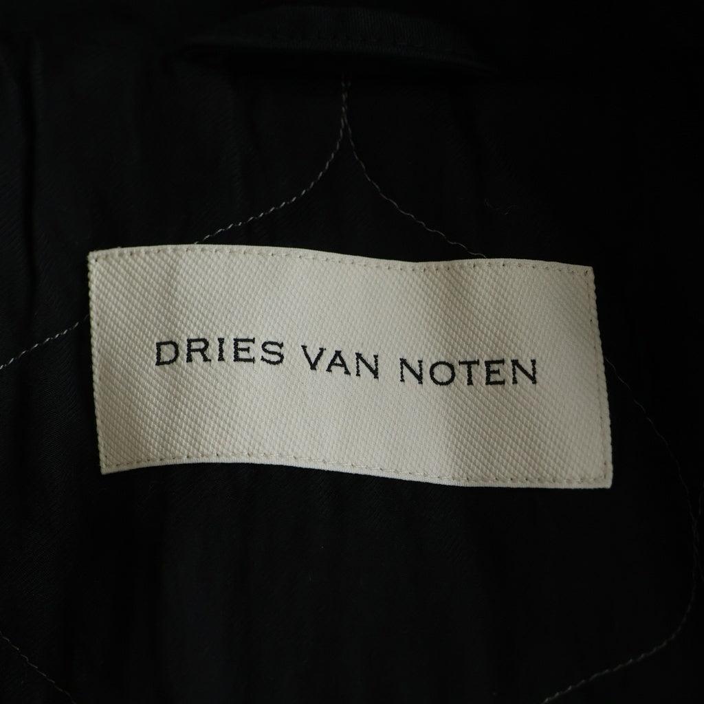 DRIES VAN NOTEN(ドリスヴァンノッテン) VONAC BIS GD 7333 M.W.JACKET black ミリタリーマルチカーゴポケットジップアップジャケット ブラック