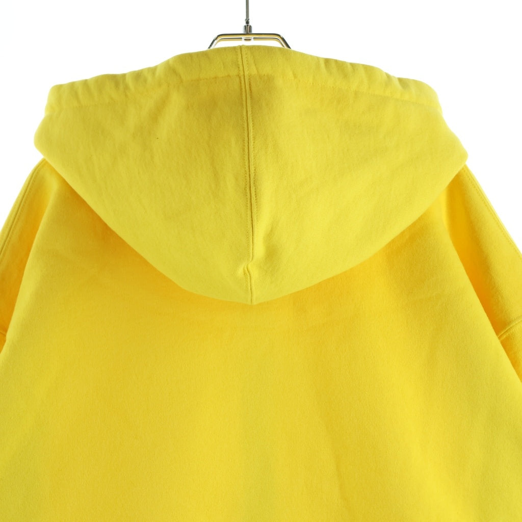 SUPREME(シュプリーム) 22AW ZIP UP HOODED SWEATSHIRT SMALL BOX LOGO スモールボックスロゴ ジップアップ フーディー パーカー イエロー