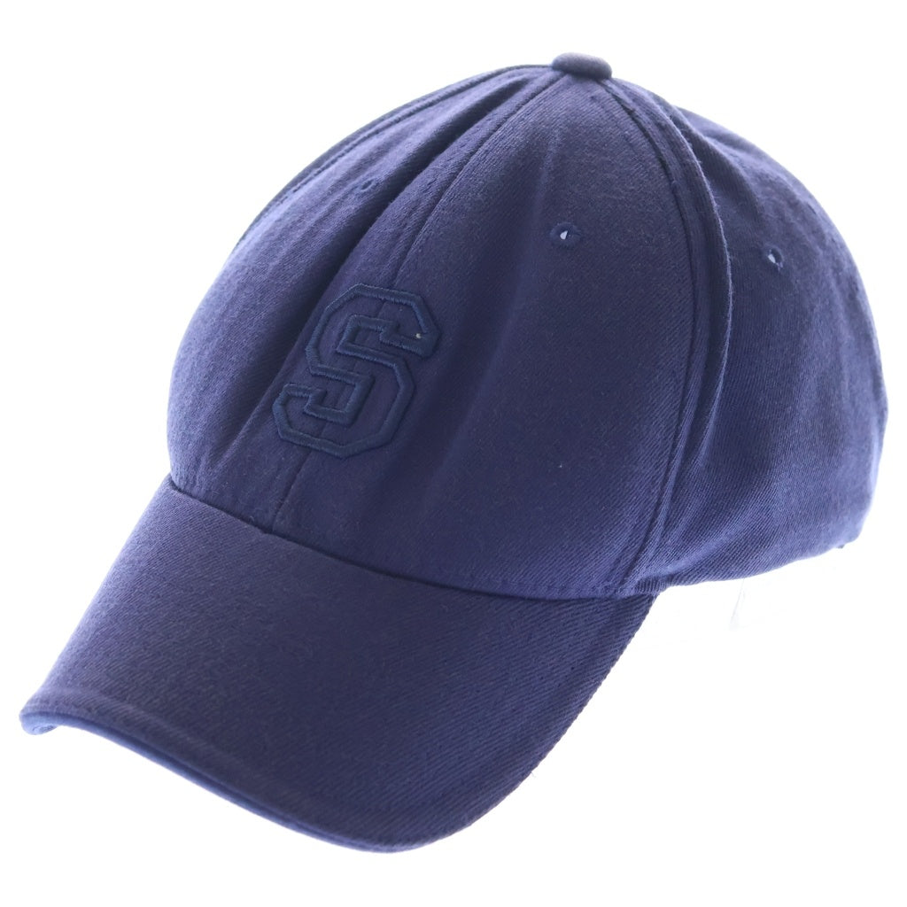 STUSSY(ステューシー) 90-00S OLD S LOGO CAP HATS オールド ロゴ刺繍 キャップ ハット ネイビー