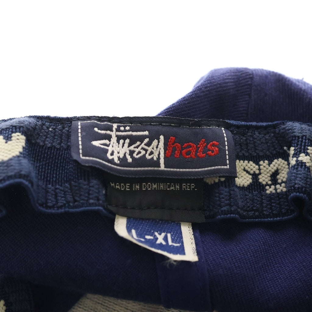 STUSSY(ステューシー) 90-00S OLD S LOGO CAP HATS オールド ロゴ刺繍 キャップ ハット ネイビー