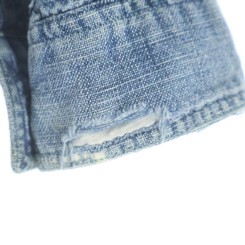RRL(ダブルアールエル) xFree&Easy 2011 Repaired Shipwright Pullover Shirt 世界32着限定 コラボレーション プルオーバーシャツ インディゴ