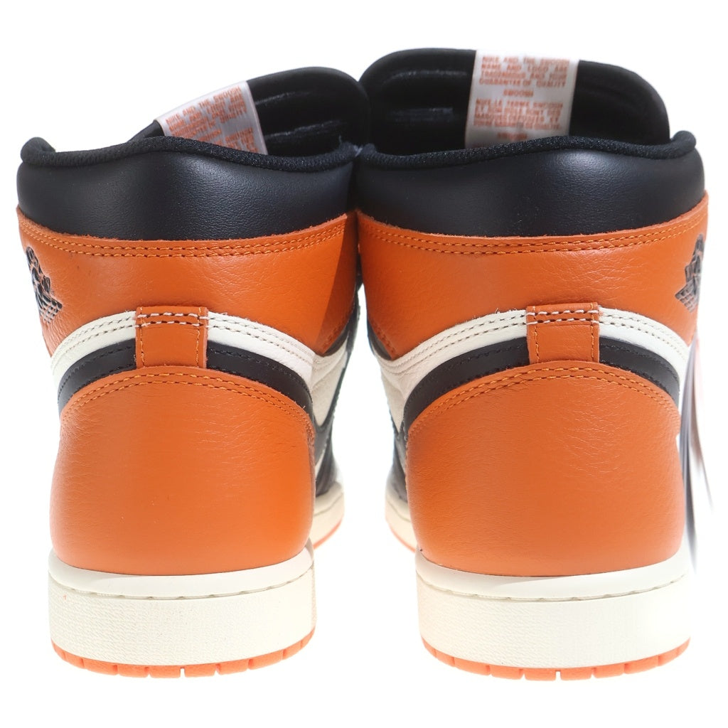 NIKE(ナイキ) AIR JORDAN 1 RETRO HIGH OG SHATTERED BACKBOARD エアジョーダン1 レトロ シャッタードバックボード ハイカットスニーカー US9.5/27.5cm DZ5485-008