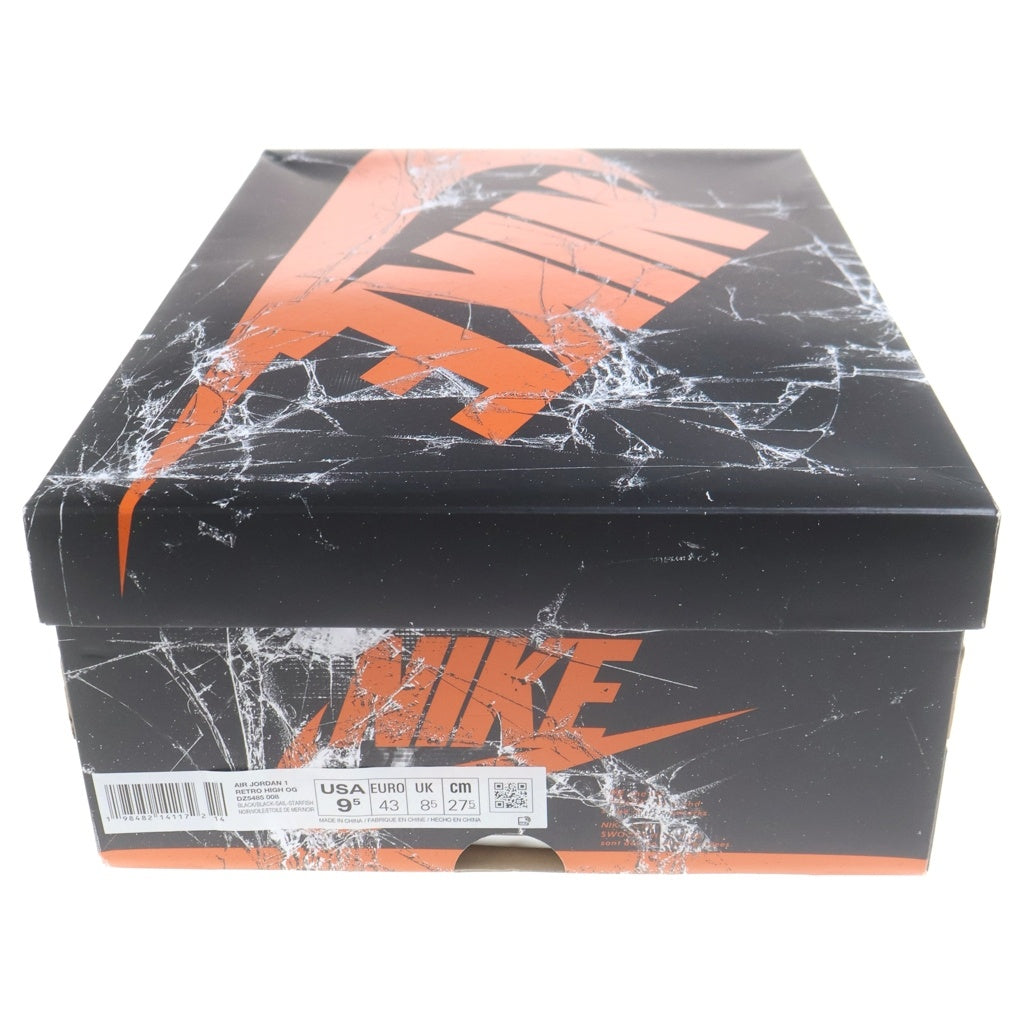 NIKE(ナイキ) AIR JORDAN 1 RETRO HIGH OG SHATTERED BACKBOARD エアジョーダン1 レトロ シャッタードバックボード ハイカットスニーカー US9.5/27.5cm DZ5485-008