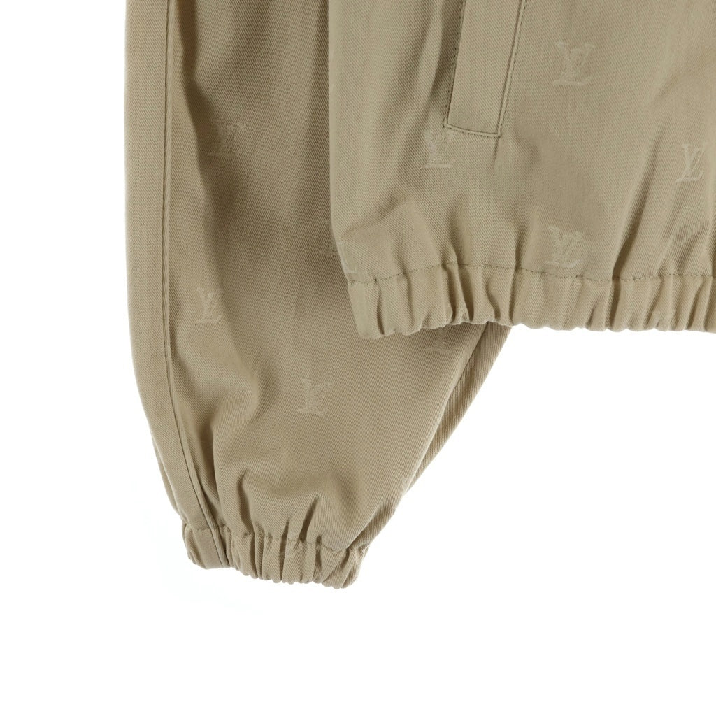 LOUIS VUITTON(ルイヴィトン) 24AW LV LOGO ALLOVER ZIPUP JACKET 1AFQE9 RM242MQ KKA HRB41W LVロゴ総柄 ジップアップジャケット ベージュ