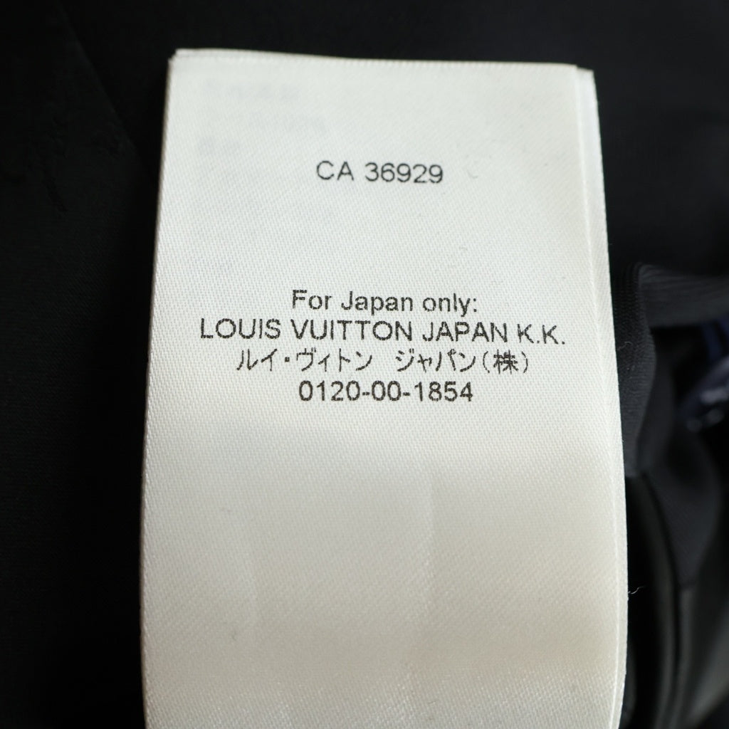 LOUIS VUITTON(ルイヴィトン) EMBROIDERED WOOL SIGNATURE BLOUSON 1AFVWV RM251MF SQH HSFB4E エンブロイダリーシグネチャーブルゾン ブラック