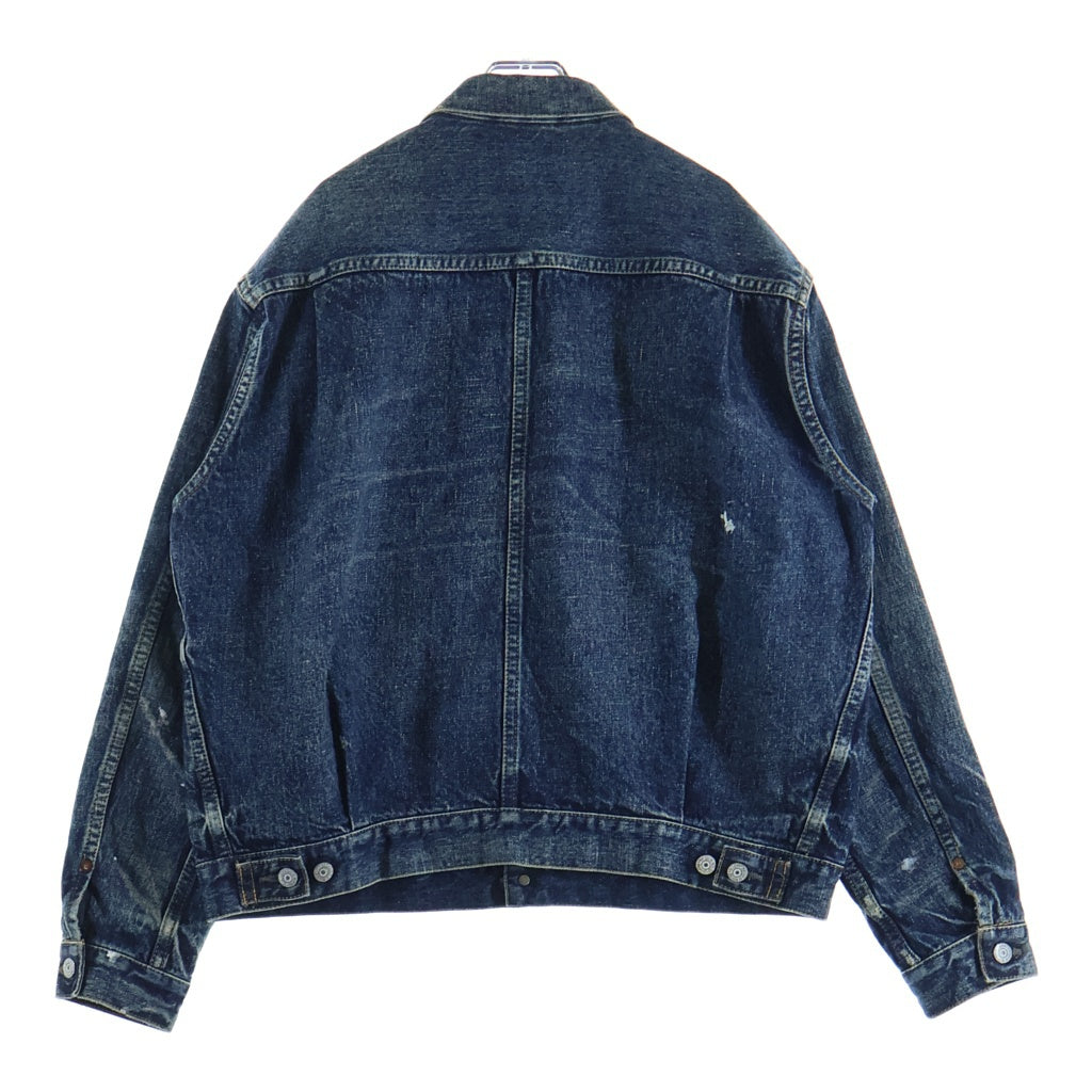 New Manual(ニュー マニュアル) 2ND TYPE DENIM JACKET 100着限定 デニムジャケット インディゴ LV 2ND T-BACK JACKET