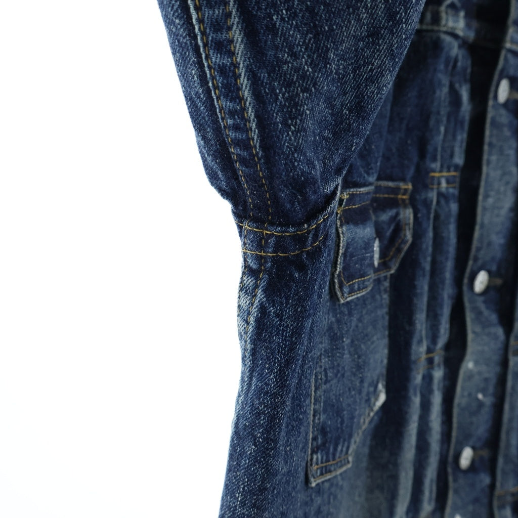 New Manual(ニュー マニュアル) 2ND TYPE DENIM JACKET 100着限定 デニムジャケット インディゴ LV 2ND T-BACK JACKET