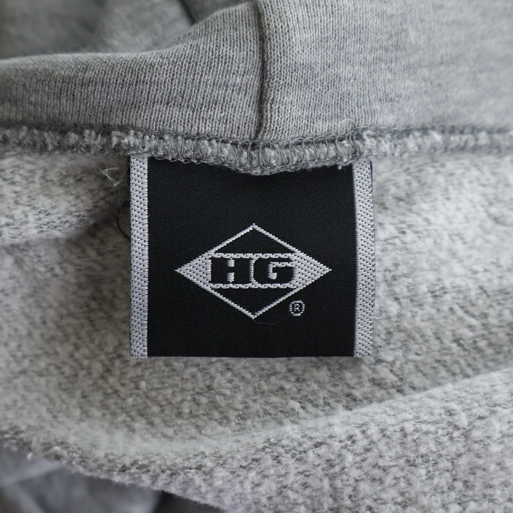 HYSTERIC GLAMOUR(ヒステリックグラマー) ON TIME GIRL PRINT ZIP UP HOODIE ガール両面プリント ジップアップ パーカー フーディ グレー CF-1243