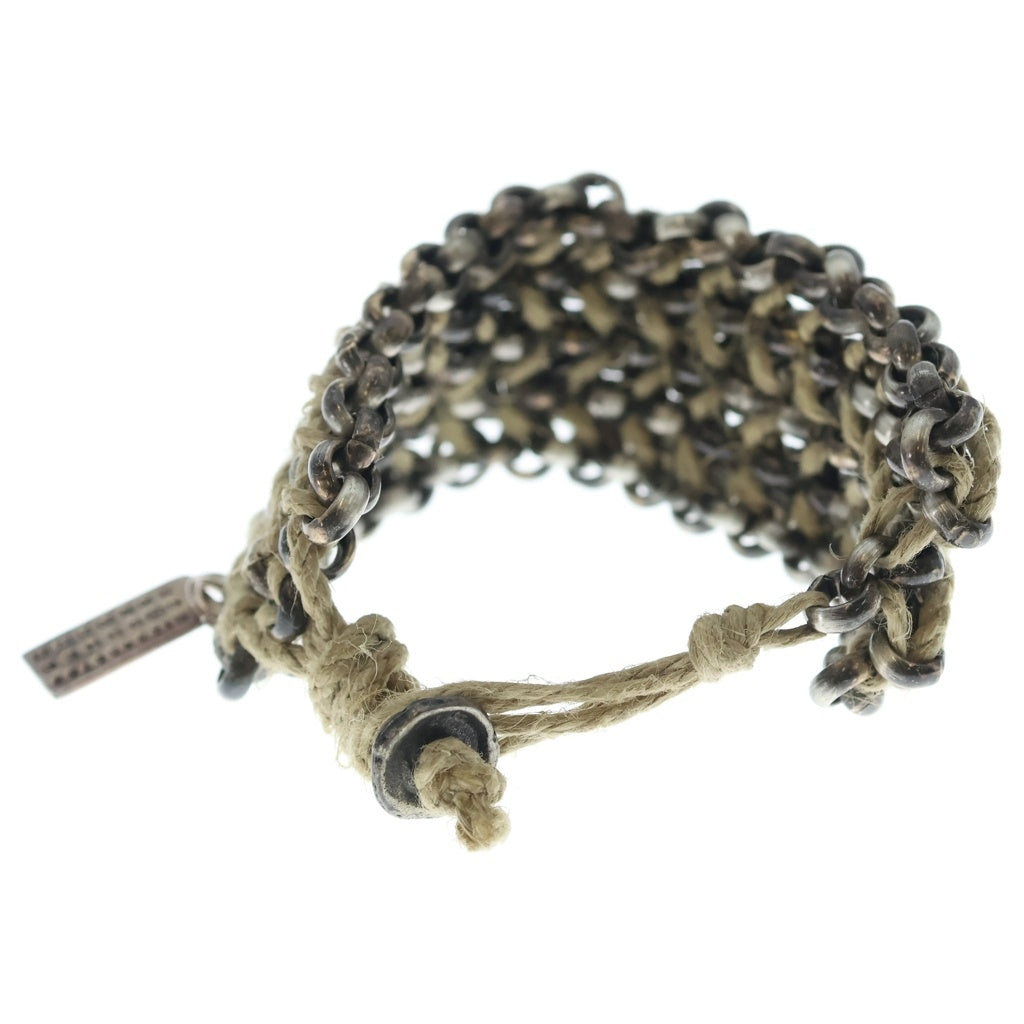 Maison Martin Margiela(メゾンマルタンマルジェラ) Chain Rope Bangle 本人期 チェーン ロープ バングル シルバー
