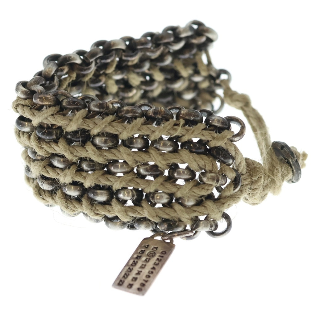 Maison Martin Margiela(メゾンマルタンマルジェラ) Chain Rope Bangle 本人期 チェーン ロープ バングル シルバー