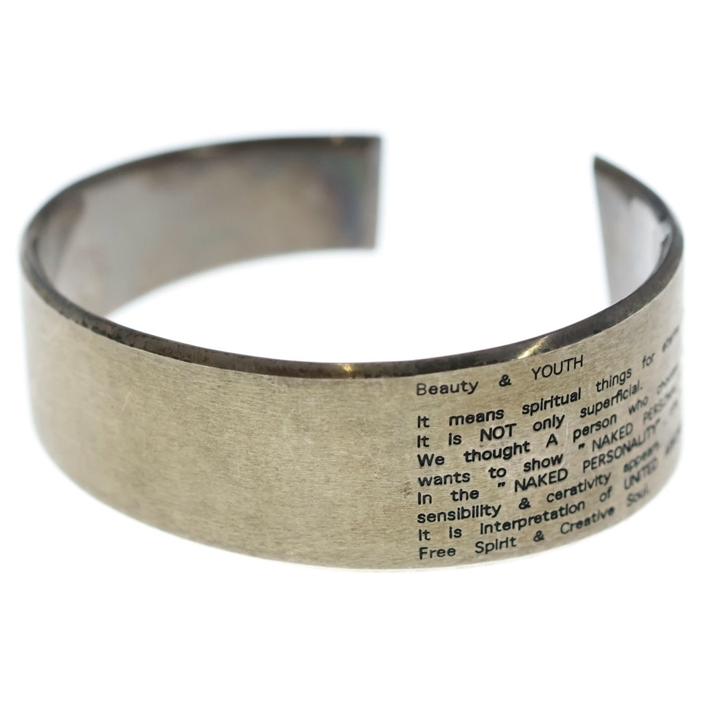 BEAUTY&YOUTH UNITED ARROWS(ビューティーアンドユースユナイテッドアローズ) SILVER BANGLE シルバー バングル シルバー