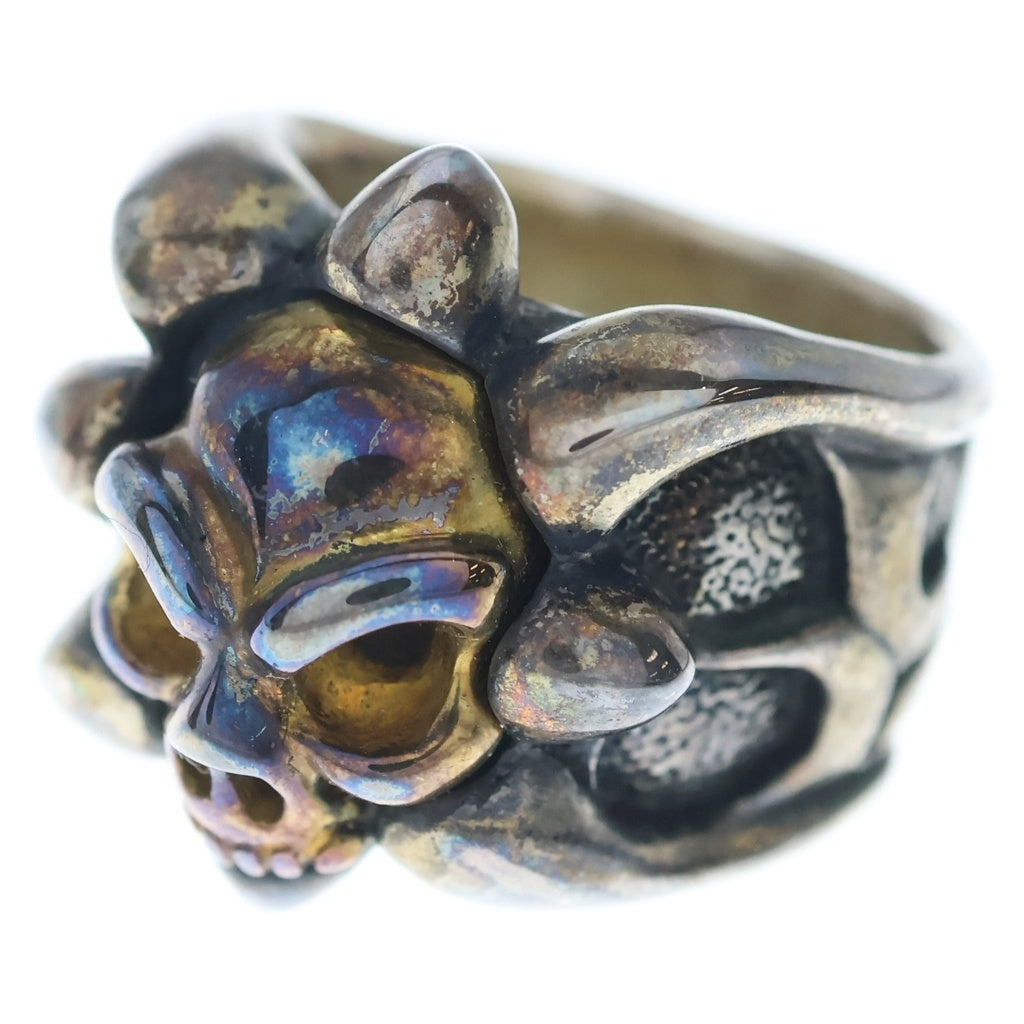 Bill Wall Leather/BWL(ビルウォールレザー) TRIBAL BAND SKULL MOTIF RING SV925 トライバルバンド スカル リング シルバー