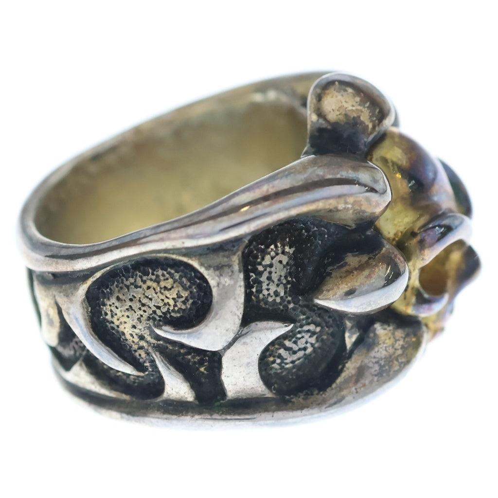 Bill Wall Leather/BWL(ビルウォールレザー) TRIBAL BAND SKULL MOTIF RING SV925 トライバルバンド スカル リング シルバー