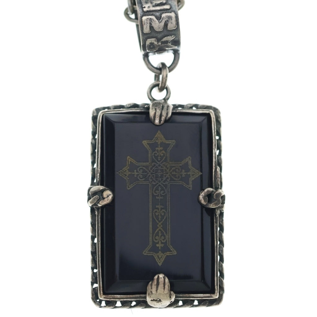 NO BRAND(ノーブランド) GEM KINGDOM 十字架モチーフ ネックレス シルバー