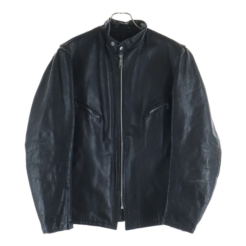 SCHOTT(ショット) 60S SINGLE LEATHER JACKET サボテンタグ シングルレザージャケット ブラック