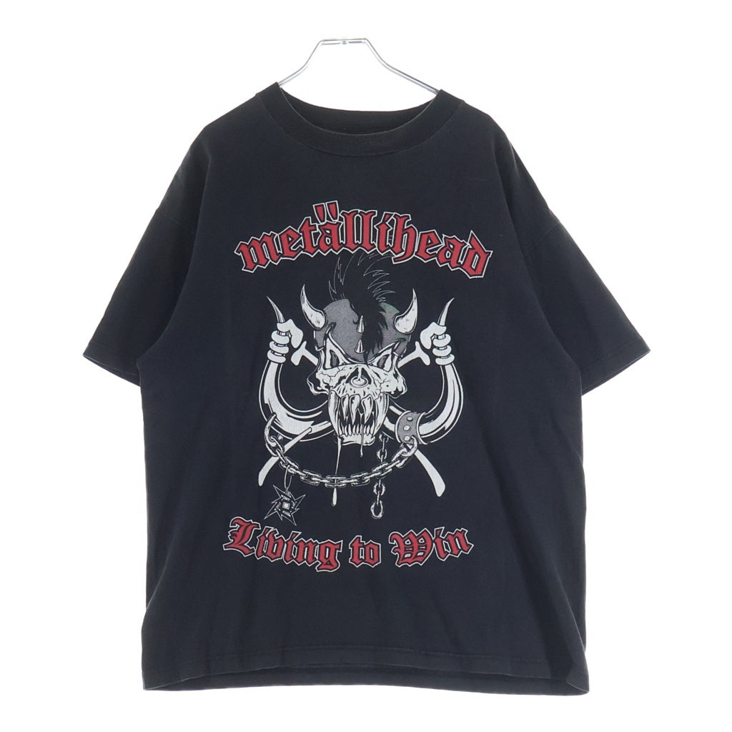 VINTAGE(ヴィンテージ) METALLICA 1999 METALLIHEAD MOTORHEAD THE CLUB メタリカ クラブ 半袖Tシャツ ブラック