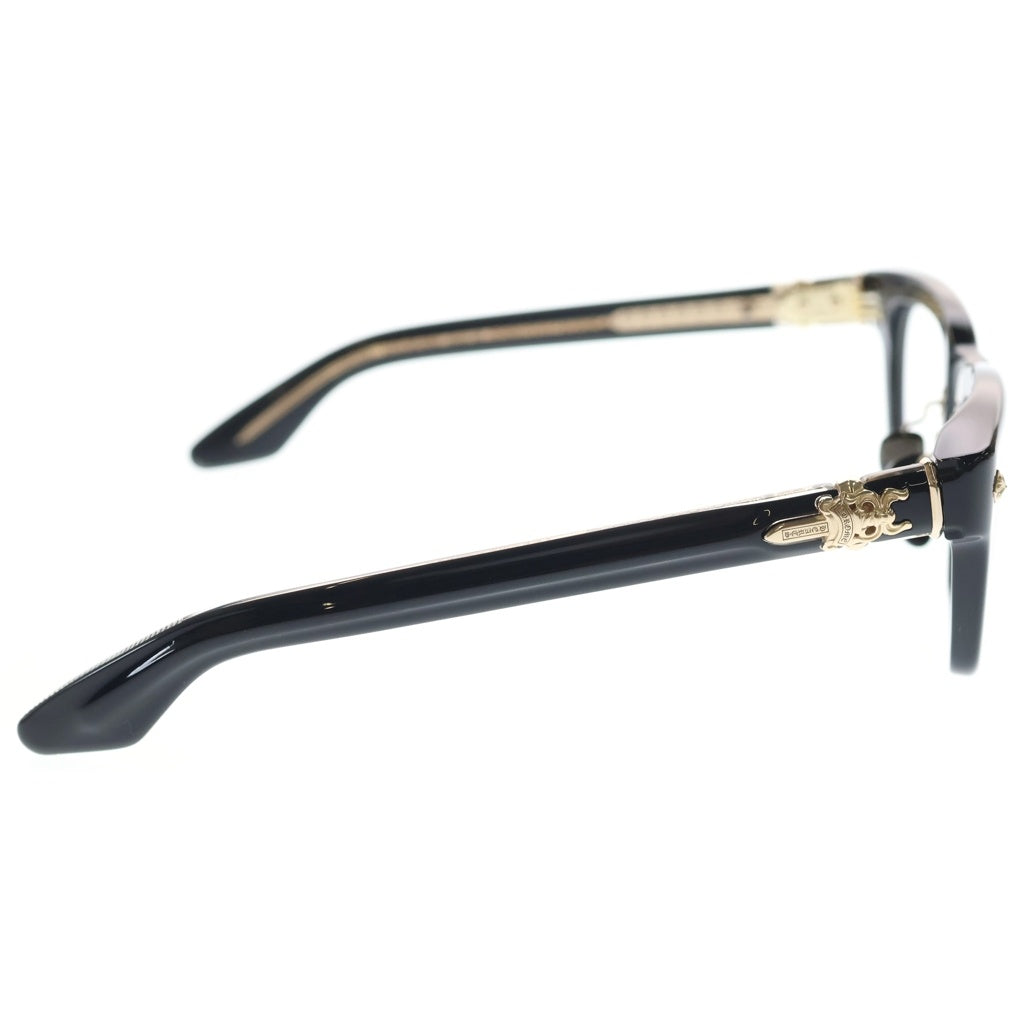 CHROME HEARTS(クロムハーツ) DONNYSOFFERGISMS-A サングラス ウェリントン メガネ アイウェア ブラック/ゴールド BK18K-GP
