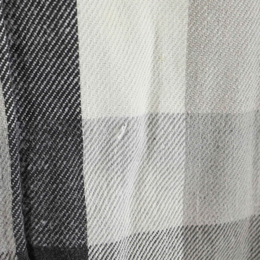 FIVE BROTHERS(ファイブブラザー) 70-80S FLANNEL CHECK L/S SHIRT フランネル チェック 長袖シャツ ブラック/ホワイト