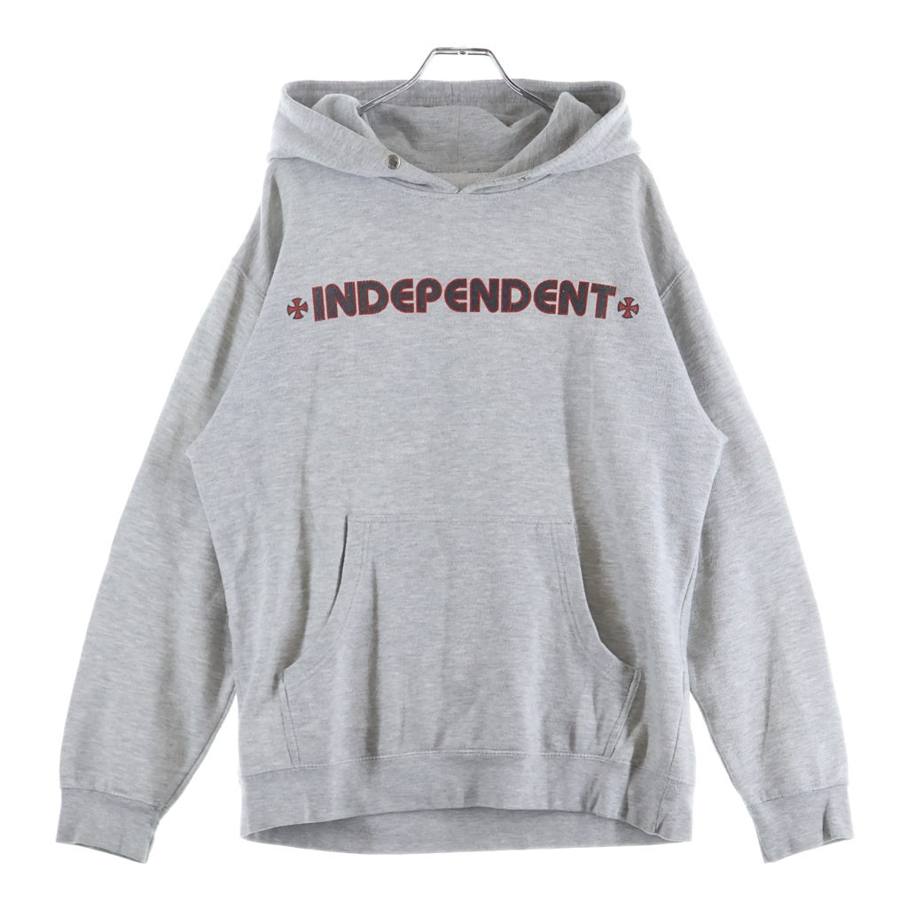 INDEPENDENT(インデペンデント) 90S IRON CROSS HOODIE アイアンクロス フーディー グレー