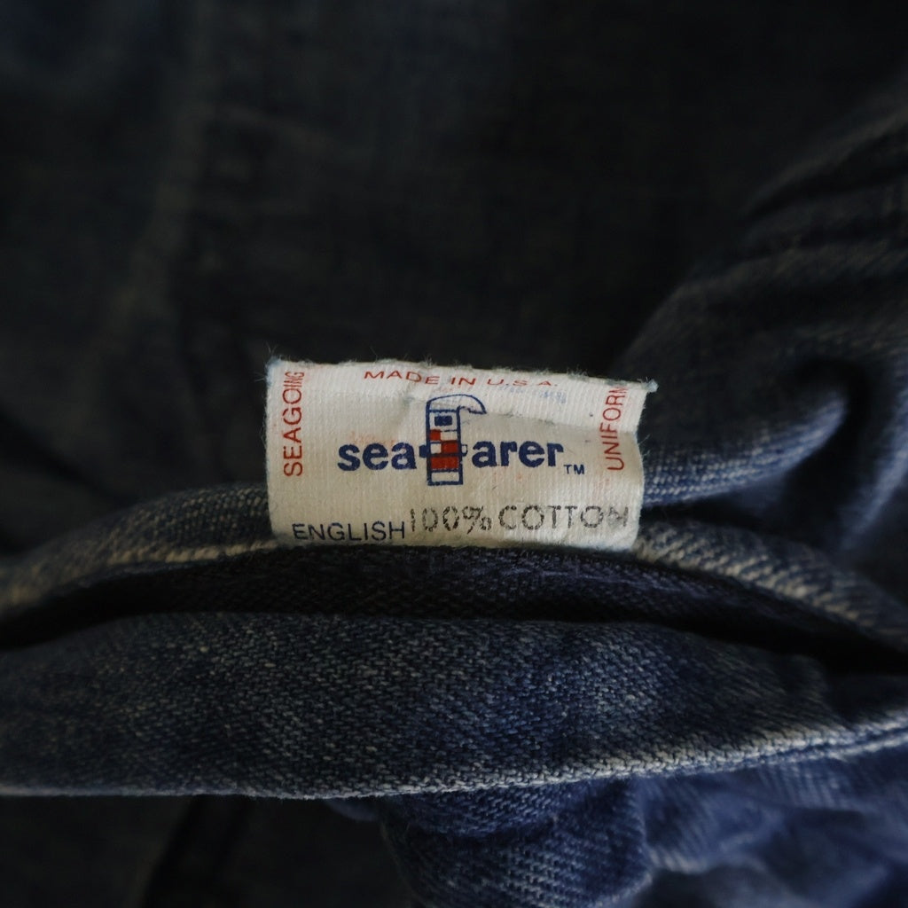 VINTAGE(ヴィンテージ) 70S SEAFARER DUNGAREES （シーファーラー ダンガリーズ）42TALON SAILOR PANTS USA製 セイラー フレア デニム パンツ インディゴ 01-760-107-ER