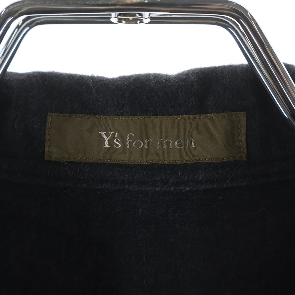 Y's for men(ワイズフォーメン) 94AW COTTON PULL PVER JACKET コットンプルオーバージャケット ブラック