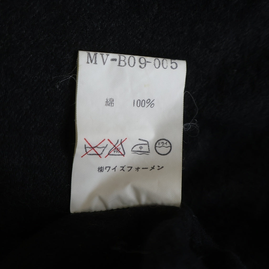 Y's for men(ワイズフォーメン) 94AW COTTON PULL PVER JACKET コットンプルオーバージャケット ブラック