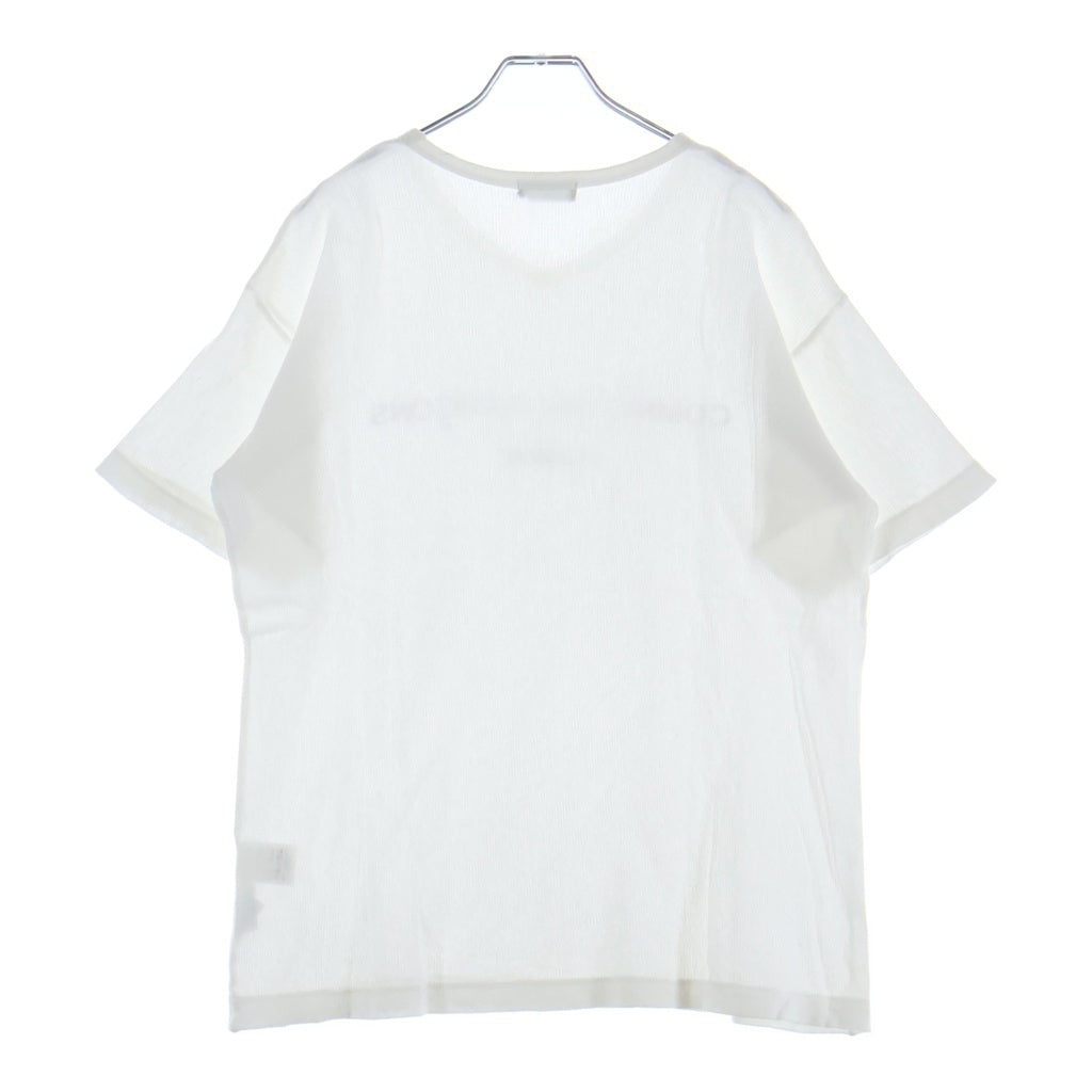 COMME des GARCONS HOMME(コムデギャルソンオム) 95SS TANAKA HOMME LOGO PRINT S/S TEE 田中HOMME ロゴプリント半袖Tシャツ ホワイト