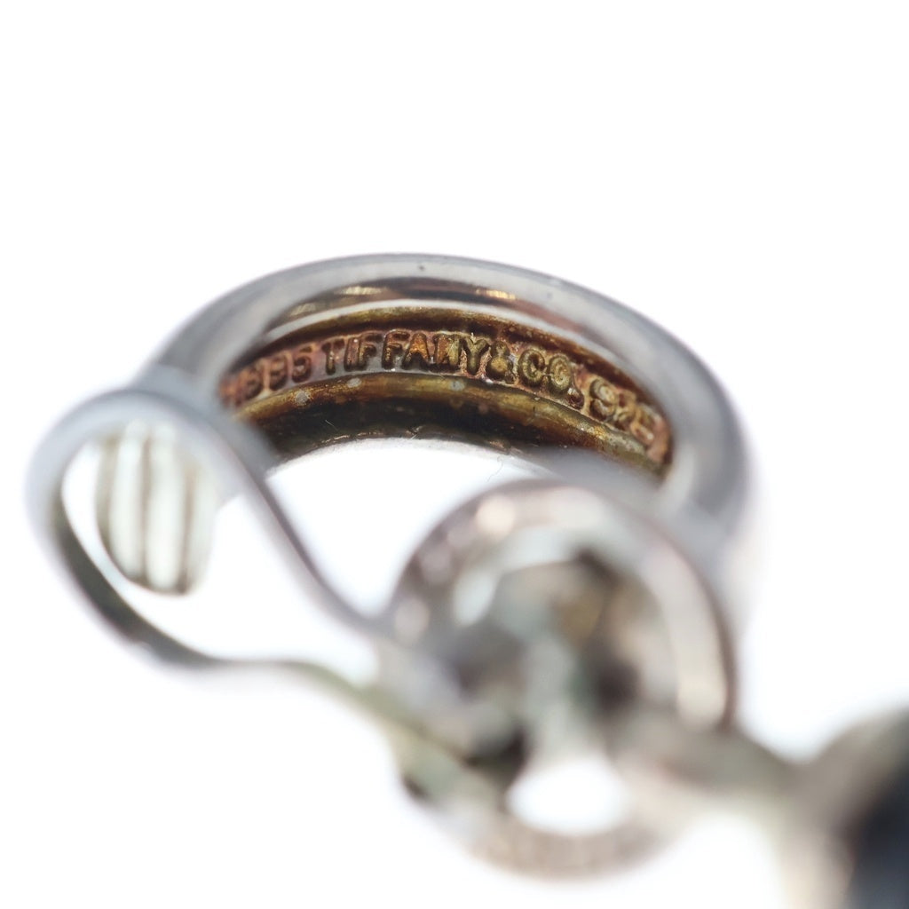 TIFFANY & Co.(ティファニー) 90-00S Black Onyx Ball Dangle Earrings ブラックオニキス ボールイアリング ブラック/シルバー レディース