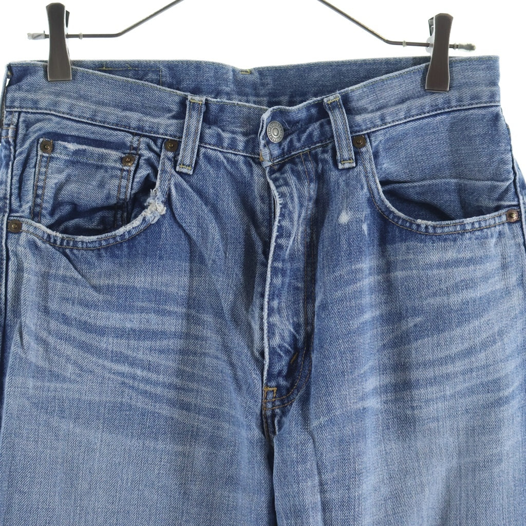 Levi's(リーバイス) 83501 日本製 80年代復刻 赤耳 スモールe ボタン裏無刻印 ボタンフライ デニムパンツ インディゴ J38 J33524 0606