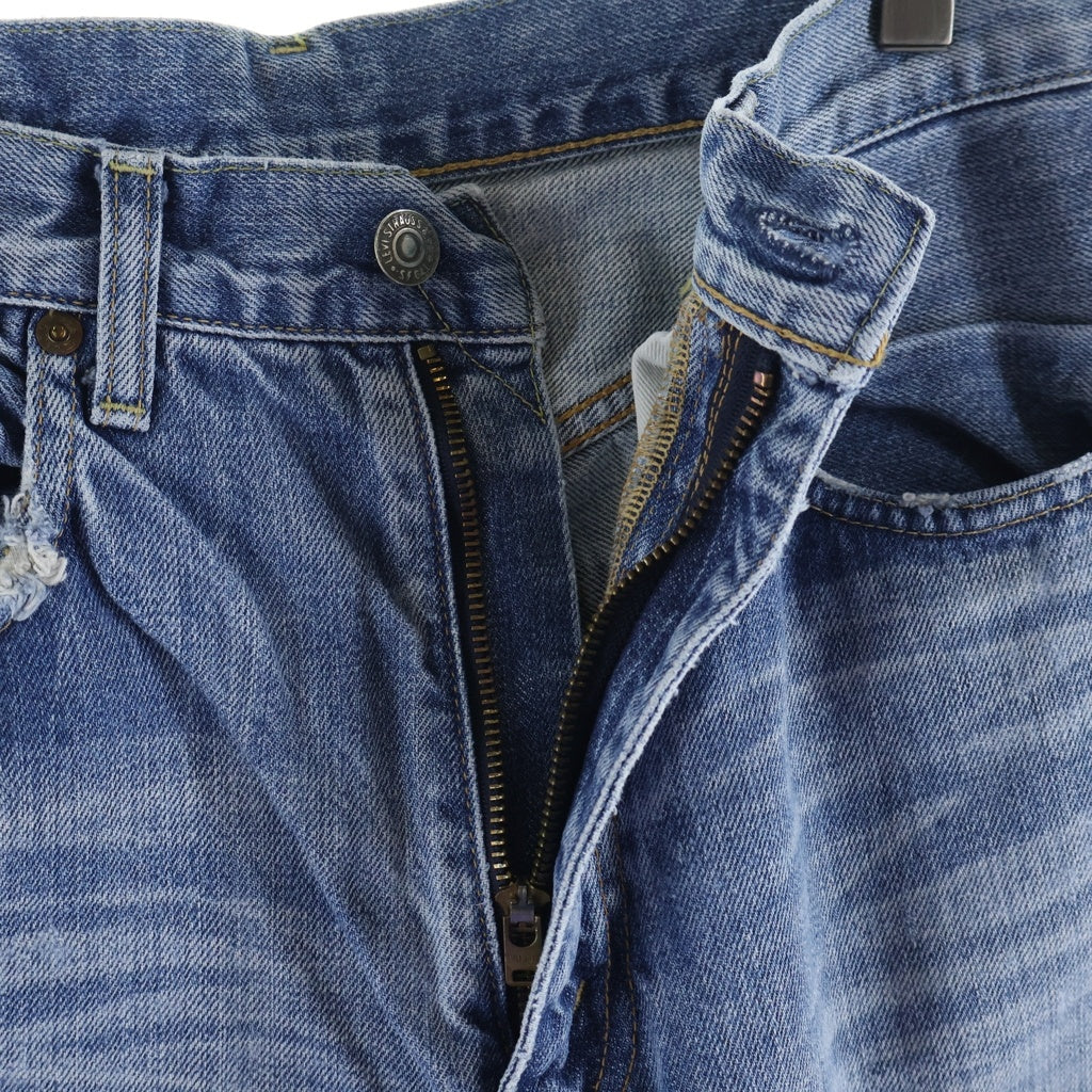 Levi's(リーバイス) 83501 日本製 80年代復刻 赤耳 スモールe ボタン裏無刻印 ボタンフライ デニムパンツ インディゴ J38 J33524 0606