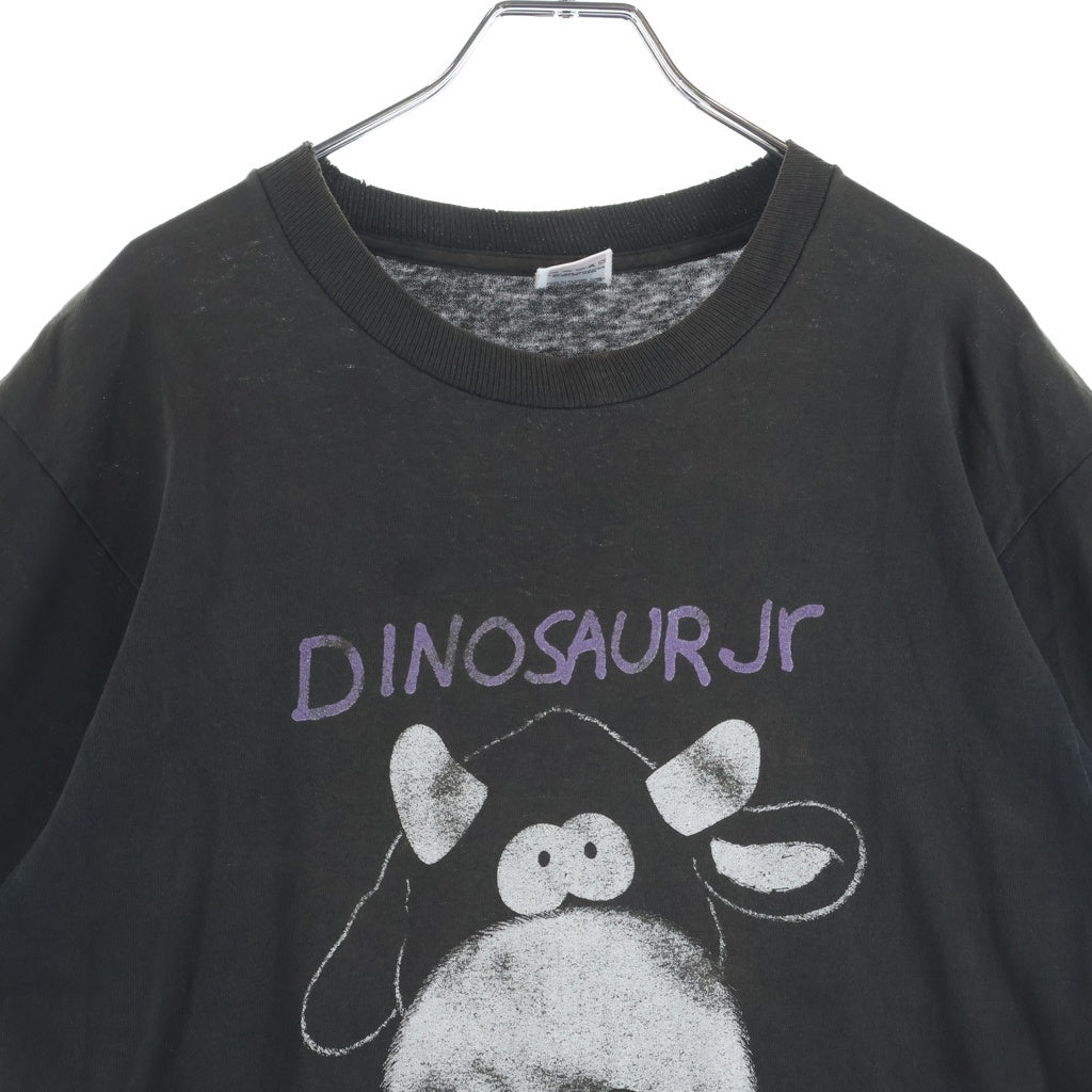 VINTAGE(ヴィンテージ) 90S DINOSAUR Jr COW & GORILLA TEE ダイナソージュニア カウ 牛 ゴリラ 両面プリント バンド 半袖Tシャツ カットソー ブラック -