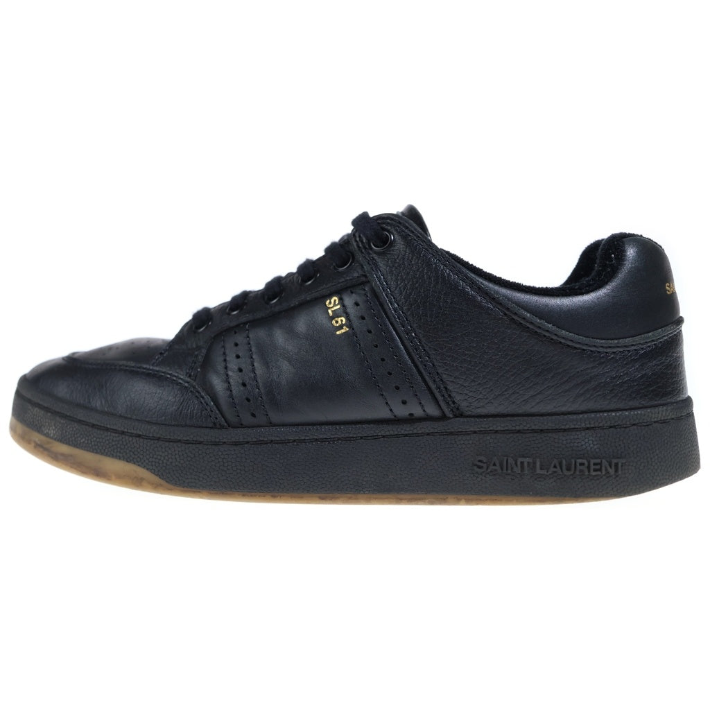 SAINT LAURENT PARIS(サンローランパリ) SL61 スムースレザー ローカットスニーカー ブラック P0 690789