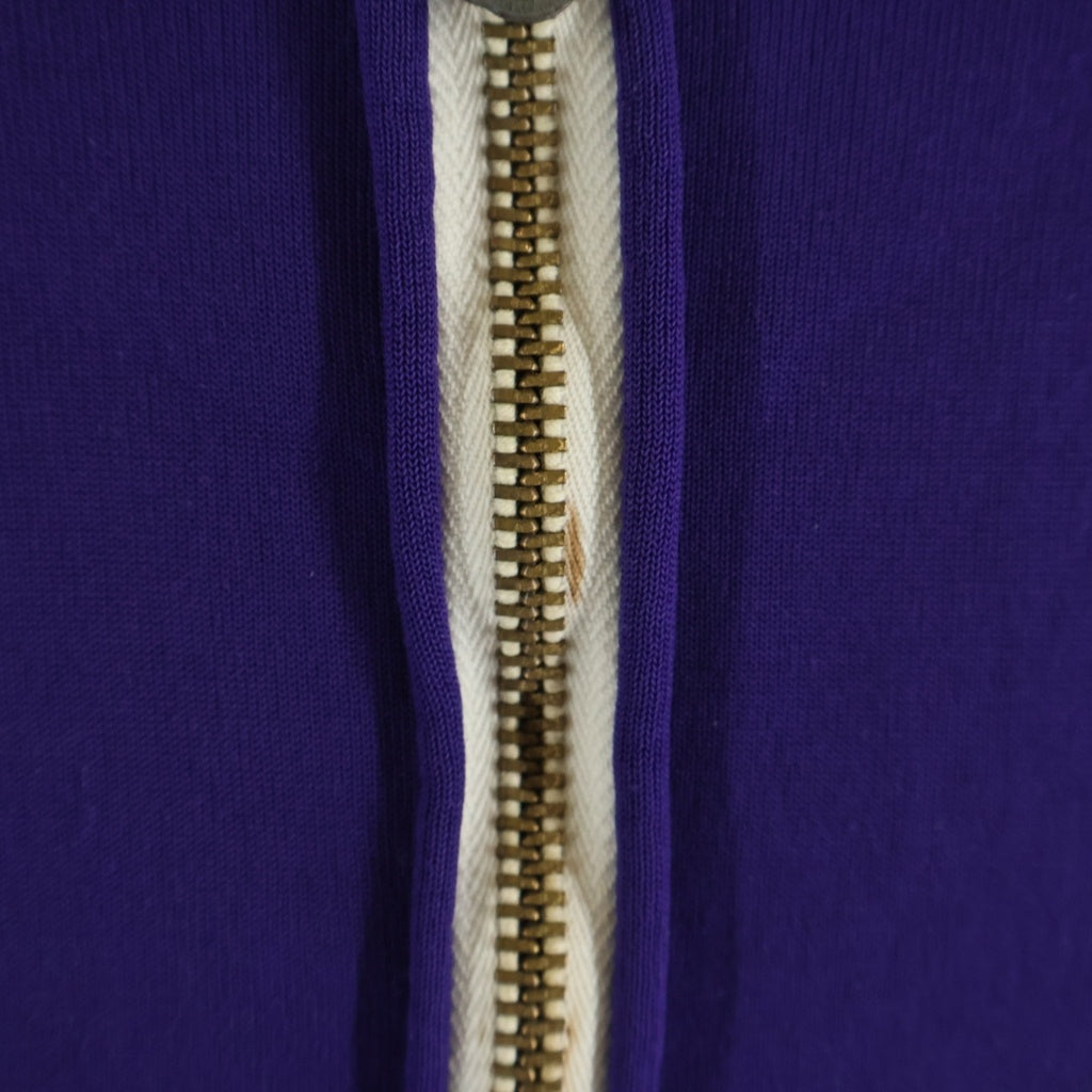 CHAMPION(チャンピオン) 60S BELFIELD GIRLS TRACK TALON ZIP ハーフジップ パーカー ナイロン パープル