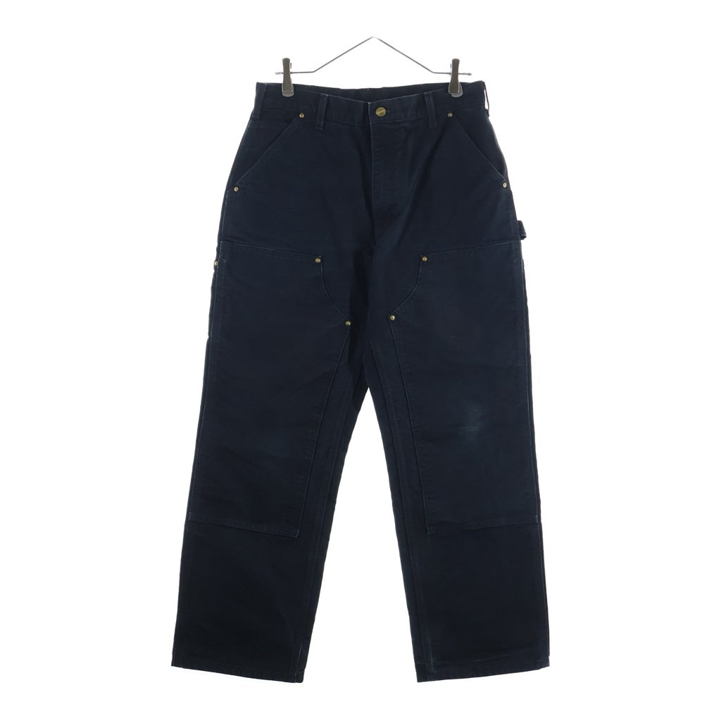 CARHARTT(カーハート) 20S DOUBLE KNEE PANTS USA製 ダブルニー ダック パンツ ブラック B01 BLK