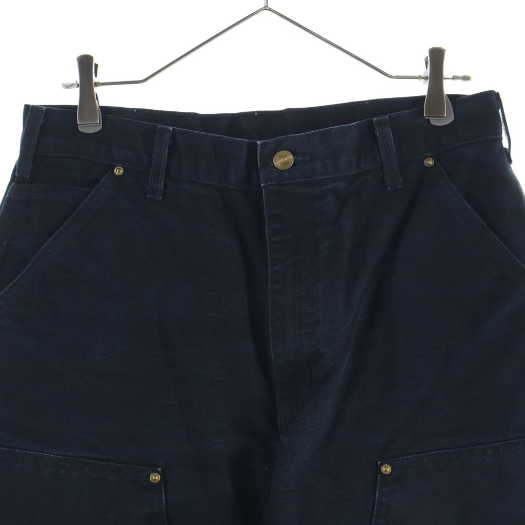 CARHARTT(カーハート) 20S DOUBLE KNEE PANTS USA製 ダブルニー ダック パンツ ブラック B01 BLK