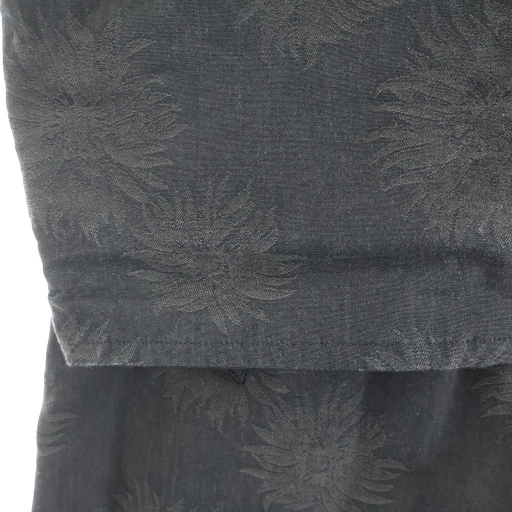 Yohji Yamamoto POUR HOMME(ヨウジヤマモト プールオム) 24AW Ny C GROSGRAIN LINING PT RAGLAN COAT チェスターコート ブラック H0-C18-601
