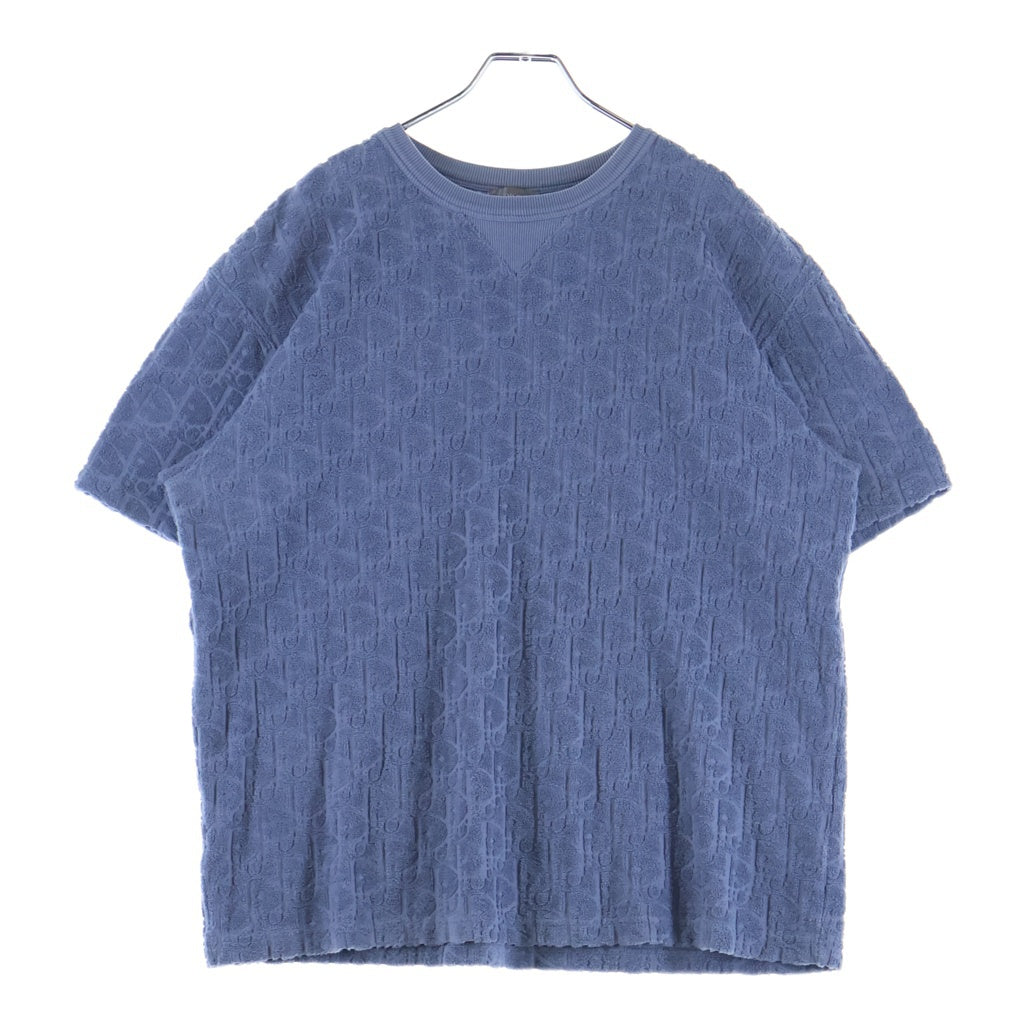 DIOR(ディオール) 21SS OBLIQUE LOGO S/S TEE オブリーク ロゴ 半袖カットソーTシャツ ブルー 113J592A0S14