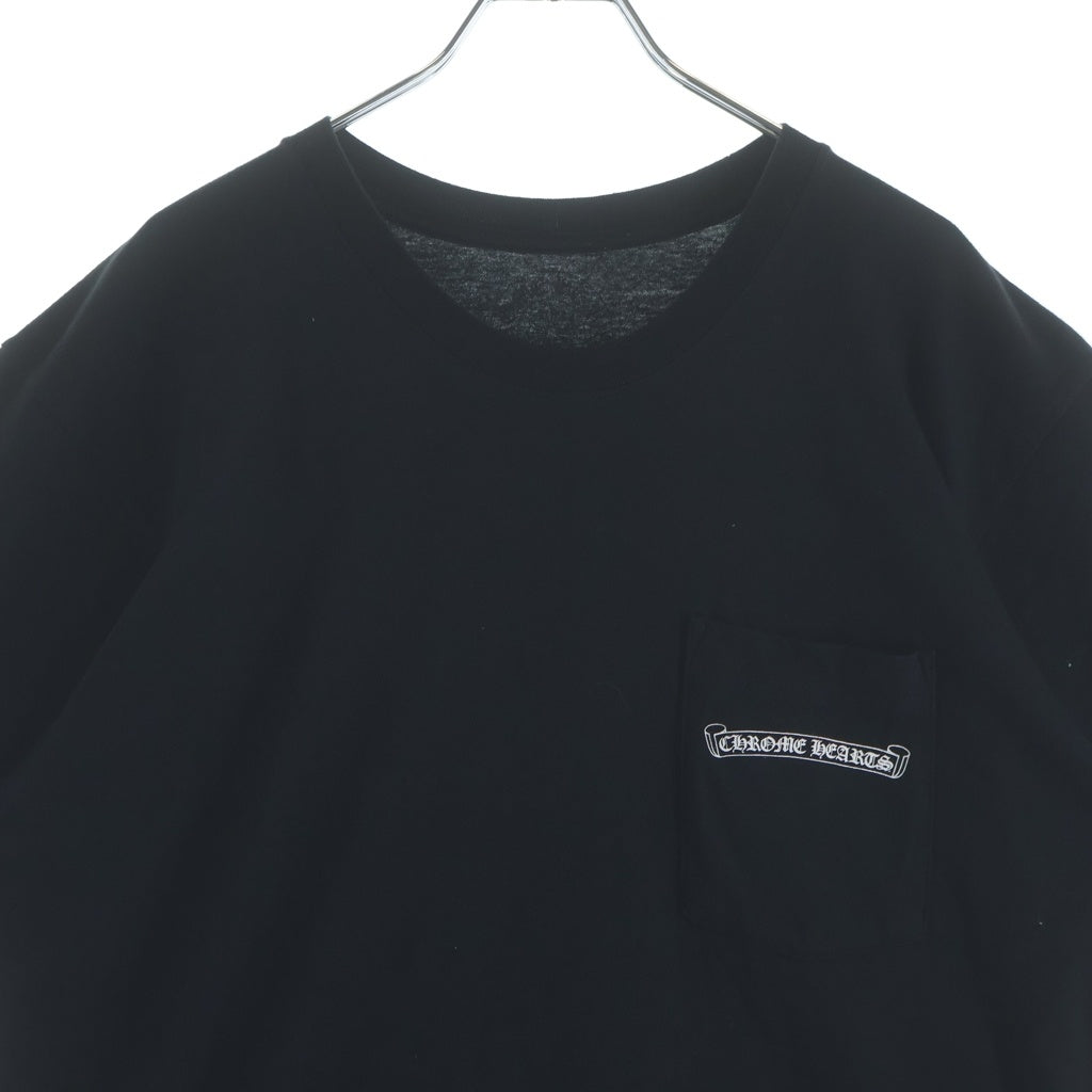 CHROME HEARTS(クロムハーツ) MLTCOL CEM CRS TEE マルチセメタリークロスプリント クルーネック半袖Tシャツ ショートスリーブカットソー ブラック