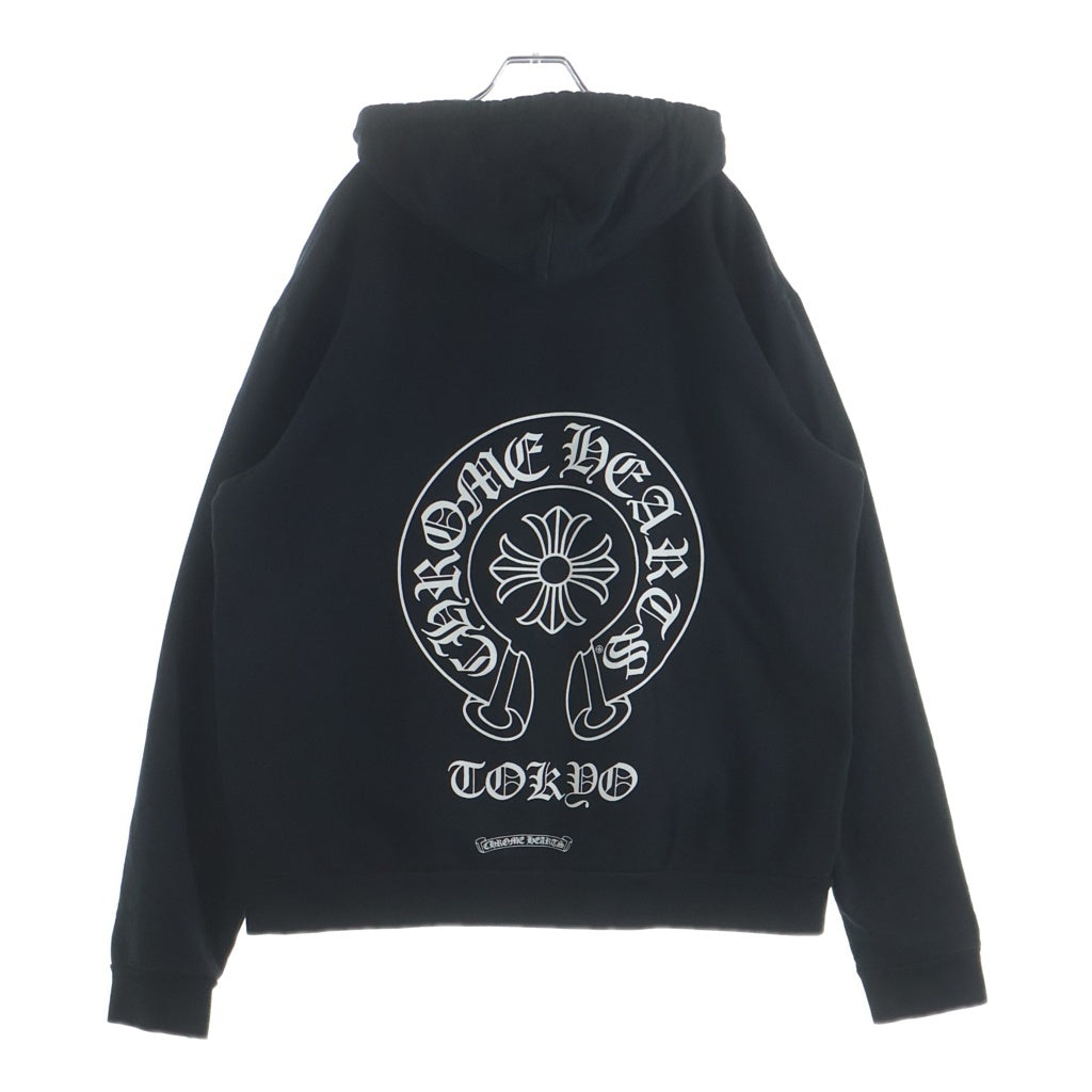 CHROME HEARTS(クロムハーツ) Tokyo Exclusive Horseshoe Pullover Hoodie 東京限定 ホースシュー プルオーバー フーディ パーカー ブラック