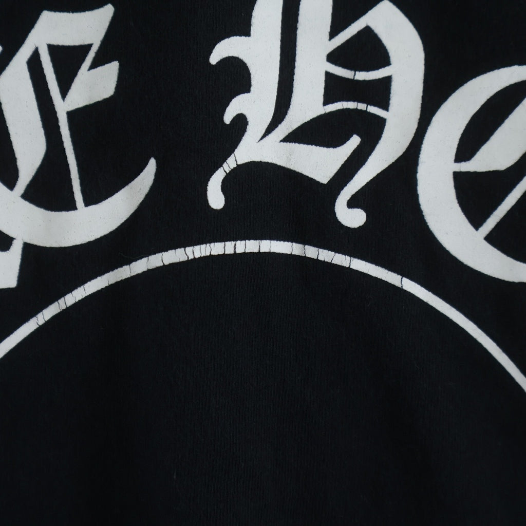 CHROME HEARTS(クロムハーツ) HORSESHOE L/S TEE バックホースシュー 袖フローラルクロス 長袖ポケットTシャツ カットソー ブラック