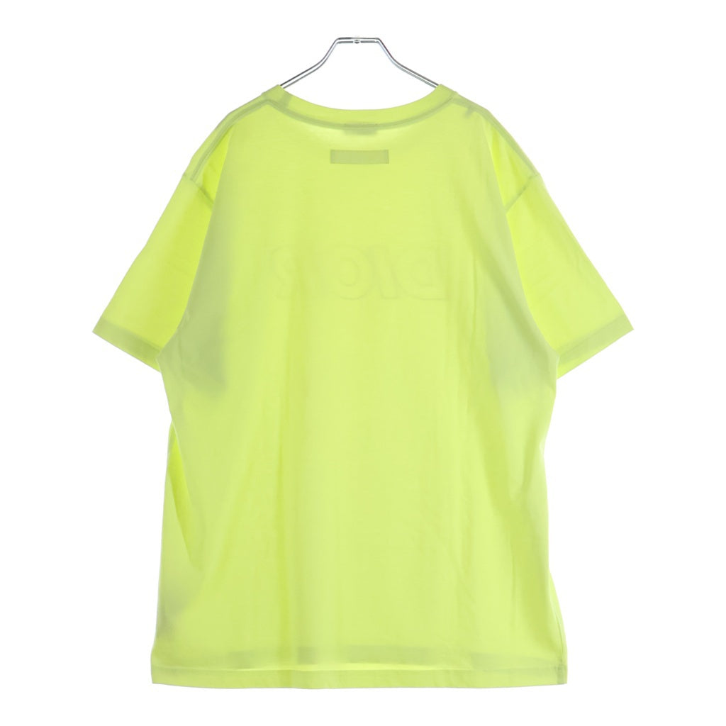 DIOR(ディオール) 23AW Logo Embroidered Over Sized TEE 刺繍ロゴ オーバーサイズ 半袖カットソーTシャツ ライトグリーン 393J696E0847