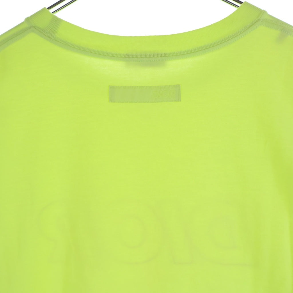 DIOR(ディオール) 23AW Logo Embroidered Over Sized TEE 刺繍ロゴ オーバーサイズ 半袖カットソーTシャツ ライトグリーン 393J696E0847